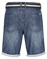 dunkelblaue Jeansshorts von Jan Vanderstorm