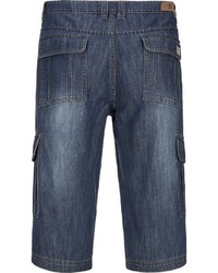 dunkelblaue Jeansshorts von Jan Vanderstorm