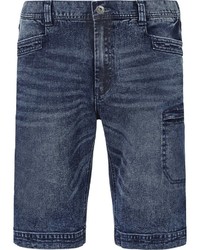 dunkelblaue Jeansshorts von Jan Vanderstorm