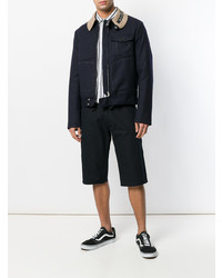 dunkelblaue Jeansshorts von Junya Watanabe MAN