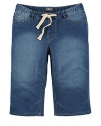 dunkelblaue Jeansshorts von MEN PLUS BY HAPPY SIZE