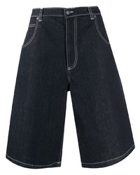 dunkelblaue Jeansshorts von Moschino