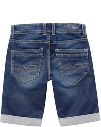 dunkelblaue Jeansshorts von Pepe Jeans