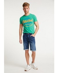 dunkelblaue Jeansshorts von Petrol Industries