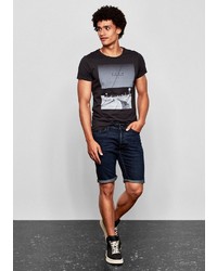 dunkelblaue Jeansshorts von Q/S designed by