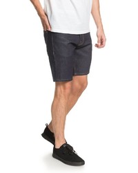 dunkelblaue Jeansshorts von Quiksilver