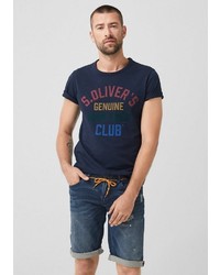 dunkelblaue Jeansshorts von s.Oliver