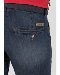 dunkelblaue Jeansshorts von Timezone