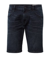 dunkelblaue Jeansshorts von Tom Tailor Denim