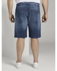 dunkelblaue Jeansshorts von TOM TAILOR Men Plus