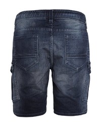 dunkelblaue Jeansshorts von Urban Surface