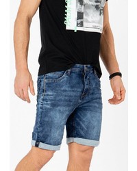 dunkelblaue Jeansshorts von Urban Surface