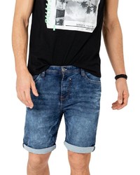 dunkelblaue Jeansshorts von Urban Surface