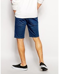 dunkelblaue Jeansshorts