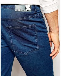 dunkelblaue Jeansshorts