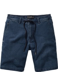 dunkelblaue Jeansshorts von Zerberus