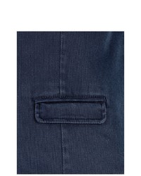dunkelblaue Jeansweste von Jan Vanderstorm
