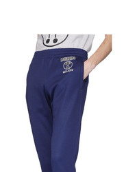 dunkelblaue Jogginghose von Moschino