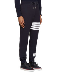 dunkelblaue Jogginghose von Thom Browne