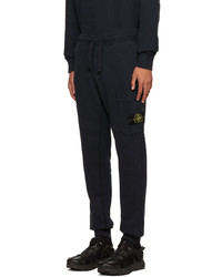 dunkelblaue Jogginghose von Stone Island