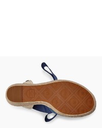 dunkelblaue Keilsandaletten aus Wildleder von UGG