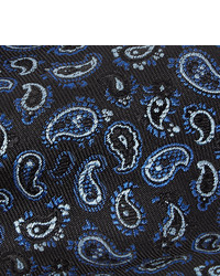 dunkelblaue Krawatte mit Paisley-Muster von Etro