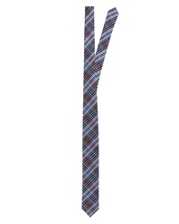 dunkelblaue Krawatte mit Schottenmuster von akzente