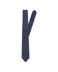 dunkelblaue Krawatte mit Schottenmuster von Seidensticker
