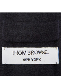 dunkelblaue Krawatte von Thom Browne