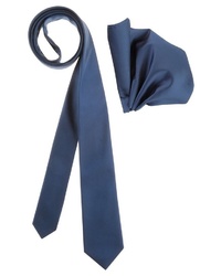 dunkelblaue Krawatte von BRUNO BANANI