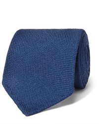 dunkelblaue Krawatte von Drake's