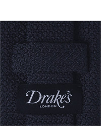 dunkelblaue Krawatte von Drakes
