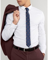 dunkelblaue Krawatte von Asos