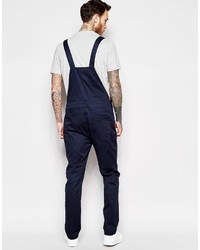 dunkelblaue Latzhose von Asos