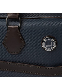 dunkelblaue Leder Aktentasche von Dunhill