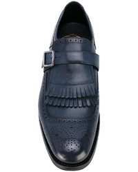 dunkelblaue Leder Brogues von Church's