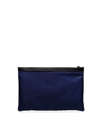 dunkelblaue Leder Clutch Handtasche von Dolce & Gabbana