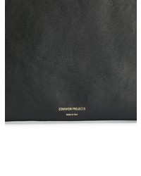 dunkelblaue Leder Clutch Handtasche von Common Projects