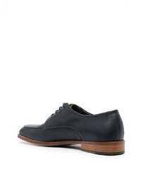 dunkelblaue Leder Derby Schuhe von Pollini