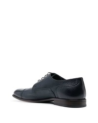 dunkelblaue Leder Derby Schuhe von Casadei