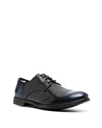 dunkelblaue Leder Derby Schuhe von Officine Creative