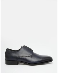 dunkelblaue Leder Derby Schuhe von Aldo