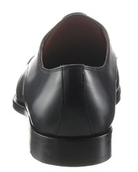 dunkelblaue Leder Derby Schuhe von BOSS