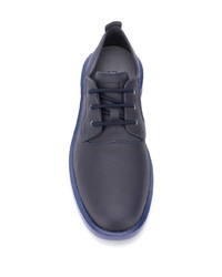 dunkelblaue Leder Derby Schuhe von Camper