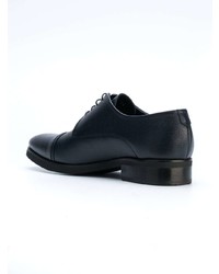 dunkelblaue Leder Derby Schuhe von Baldinini