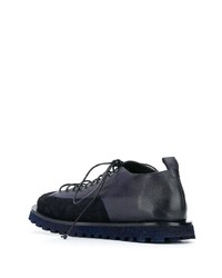 dunkelblaue Leder Derby Schuhe von Marsèll