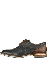dunkelblaue Leder Derby Schuhe von FRETZ men