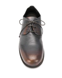 dunkelblaue Leder Derby Schuhe von Marsèll