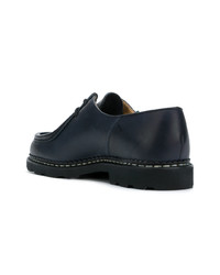 dunkelblaue Leder Derby Schuhe von Paraboot