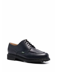 dunkelblaue Leder Derby Schuhe von Paraboot